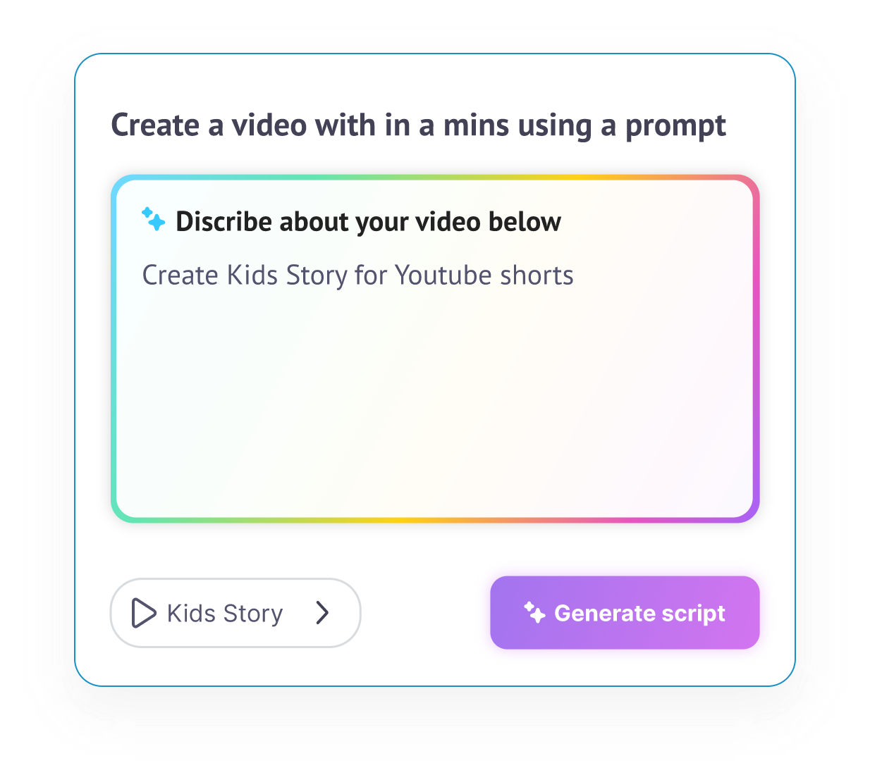 Showing unique features of ChatGPT Video Generator