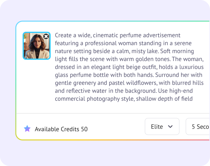 Add an Image and Prompt in the steve AI dashboard