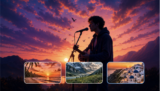 Create travel videos without traveling