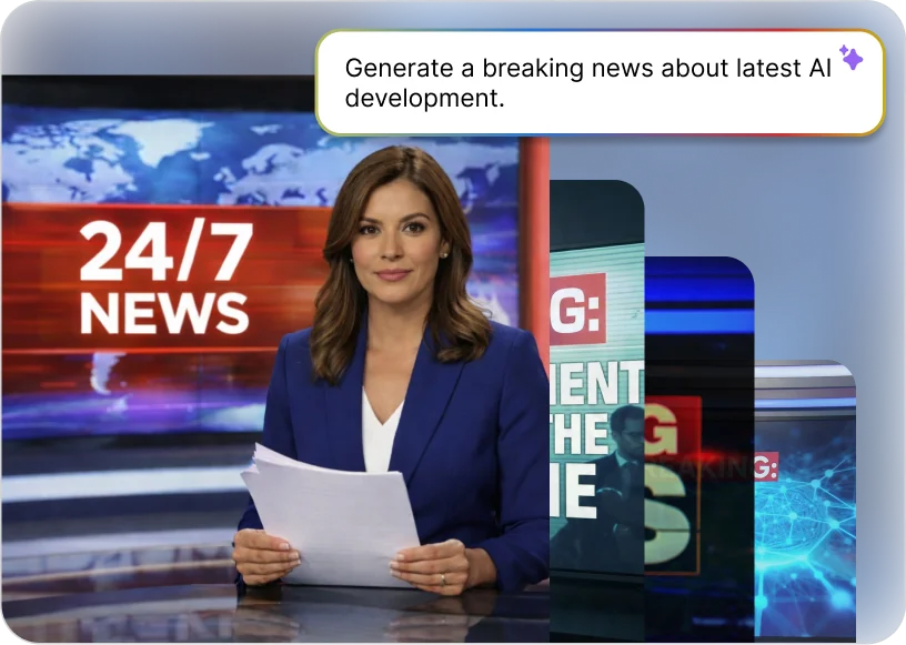 Video showing how to use the Steve AI, the best AI News Video Generator