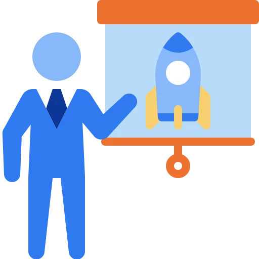 startup rocket icon