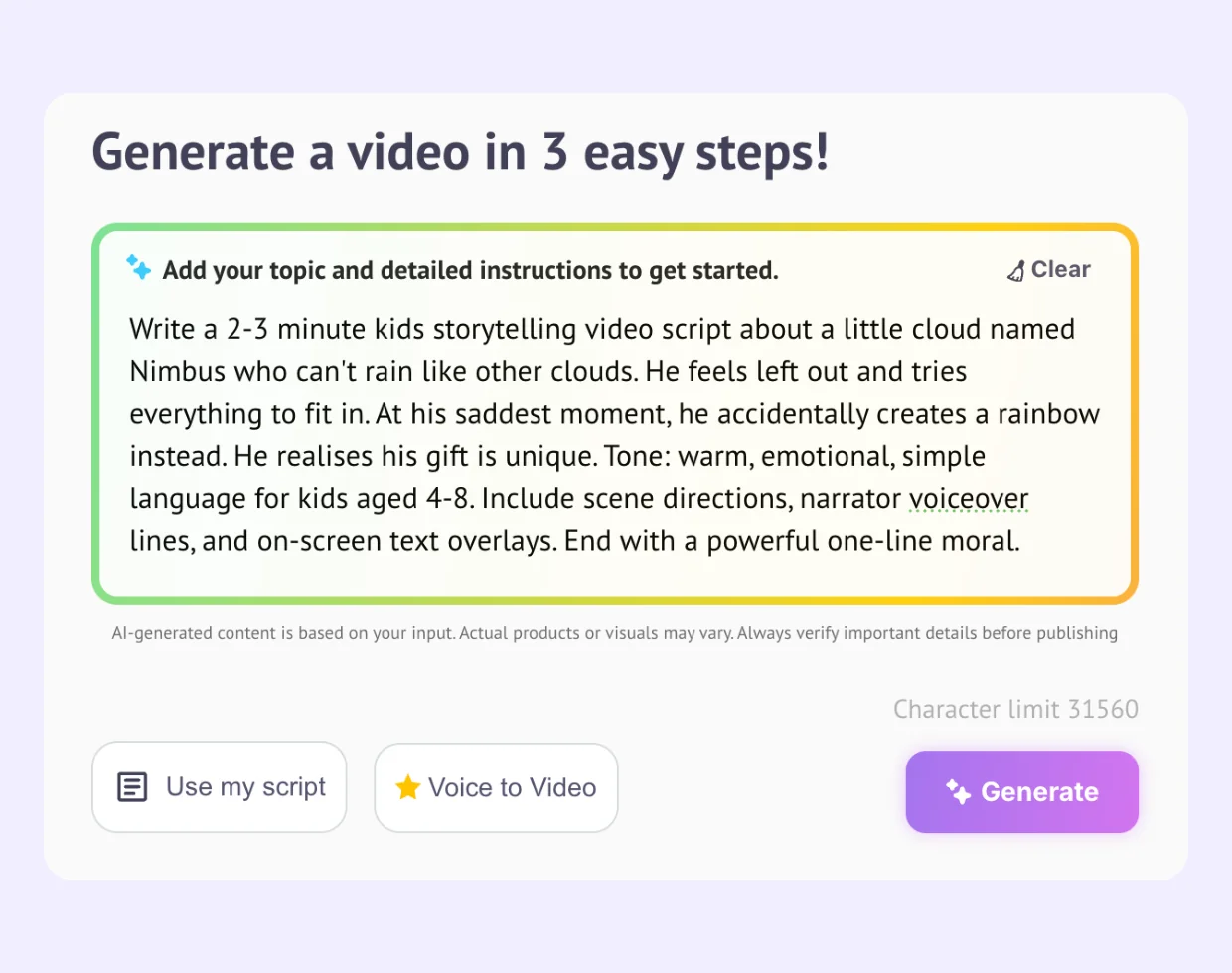 Write Your Story
