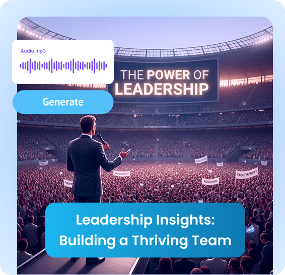 Audio to Video Example