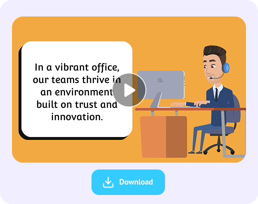 Export and share corporate training video