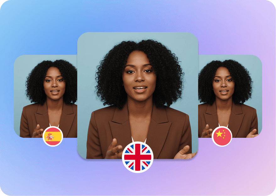 Multi language presenters