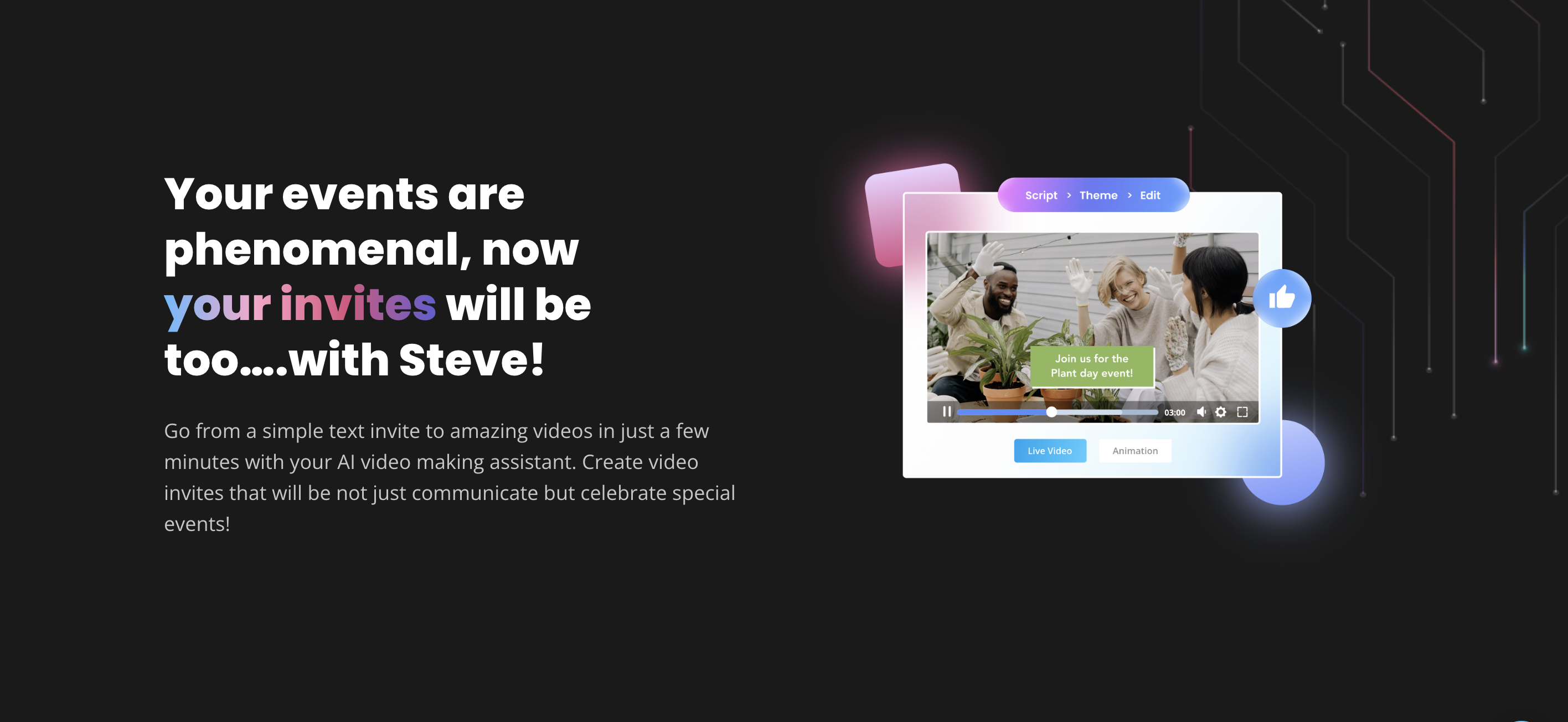 Invitation Video Maker | Make Wedding Party Invite Invitation Video Maker | Make Wedding Party Invite