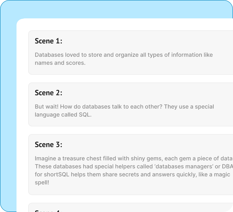 Showing unique features of ChatGPT Video Generator