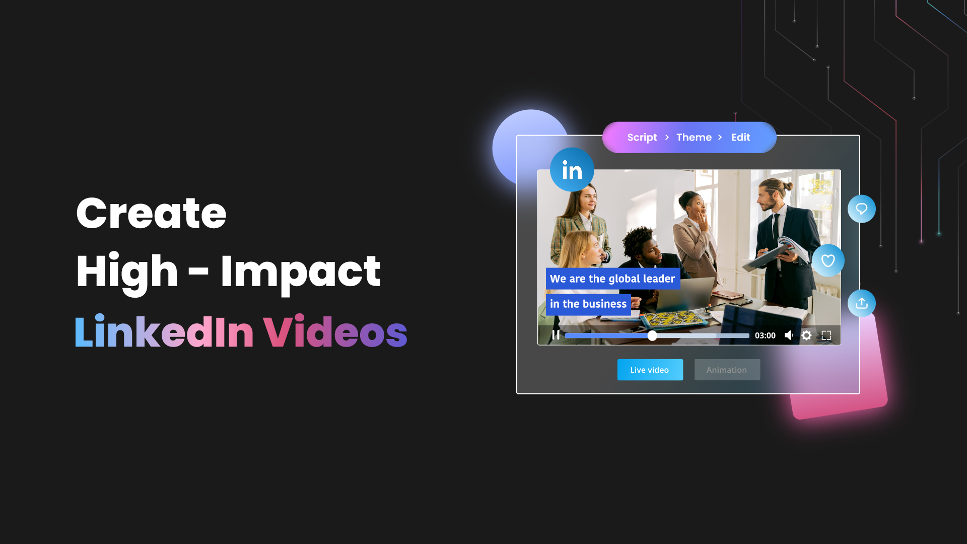 Create Engaging LinkedIn Videos Ease LinkedIn Video Maker