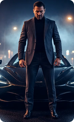 Cinematic still image generated using Motion FX