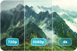Online AI video maker templates