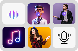 Online AI video maker templates