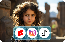 Online AI video maker templates