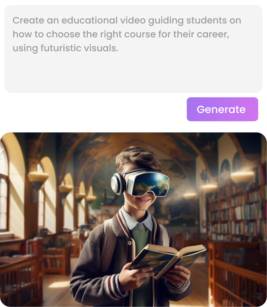 Showing unique features of ChatGPT Video Generator