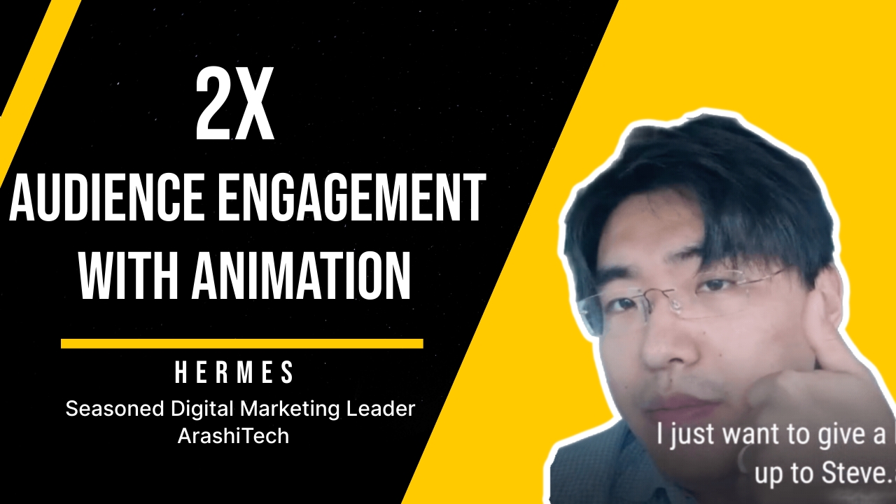Steve’s Animation Videos Helped 2x the Audience Engagement – says a Seasoned Digital Marketing Leader