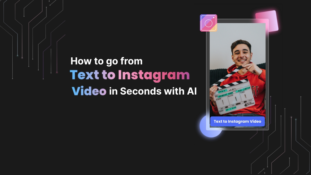 How to go from Text to Instagram Video in Seconds with AI