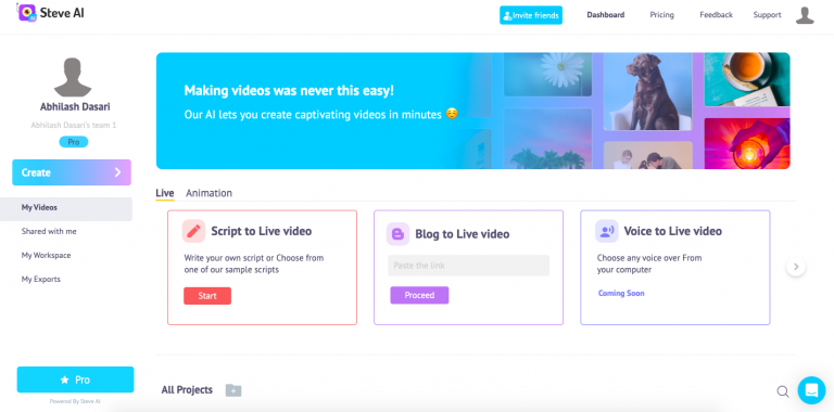 Script To YouTube Video In Under 5 Minutes With AI | Steve AI Blog | AI ...