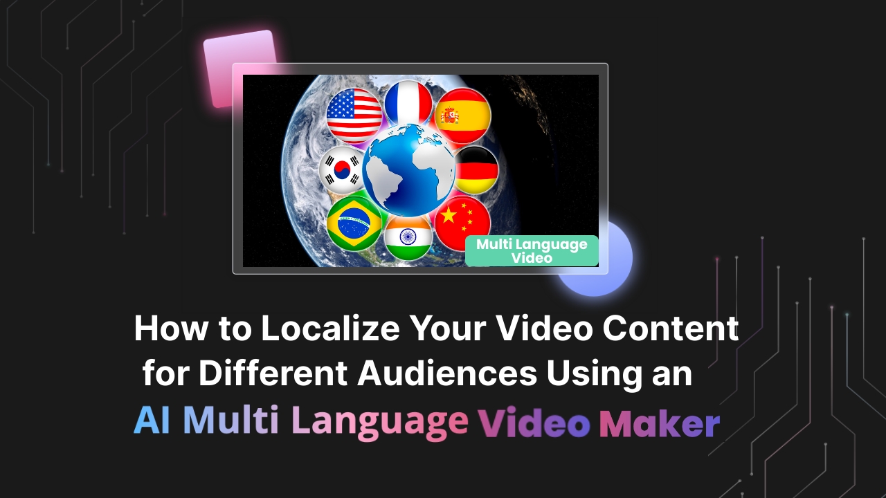 How to Localize Your Video Content for Different Audiences Using an AI Multi language Video Maker