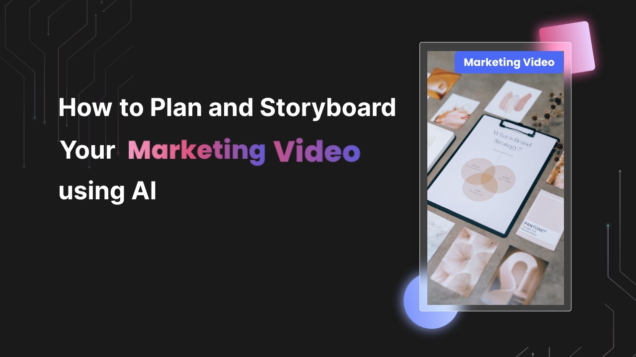 How to Plan and Storyboard your Marketing Video using an AI Marketing Video Maker