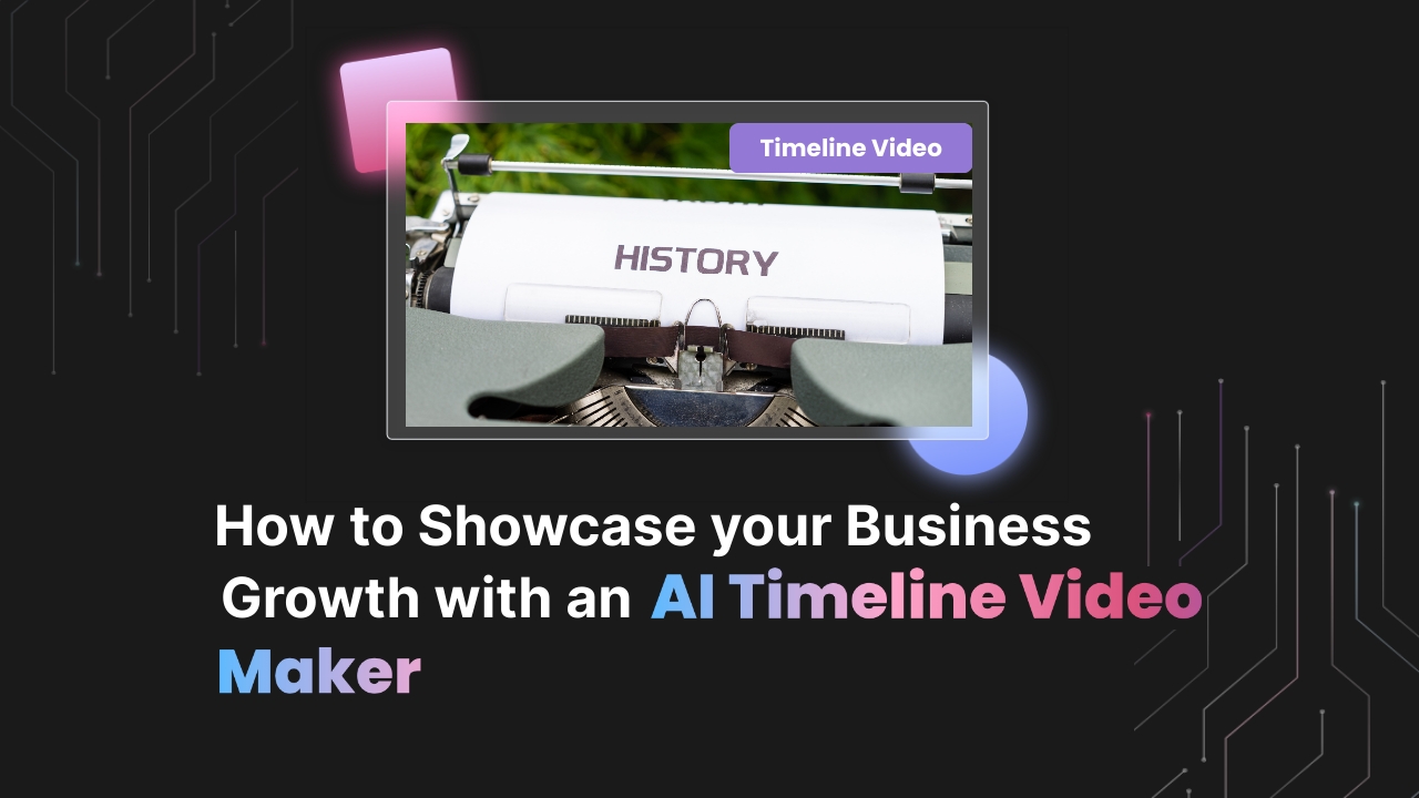 How to Showcase your Business Growth with an AI Timeline Video Maker