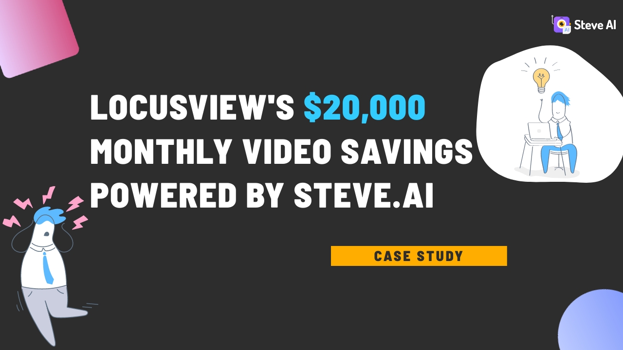 LocusView’s $20,000 Monthly Video Savings Powered by Steve.AI