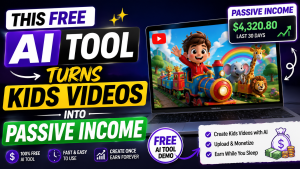 Turn Kids Videos into Income | Free AI Tool Demo
