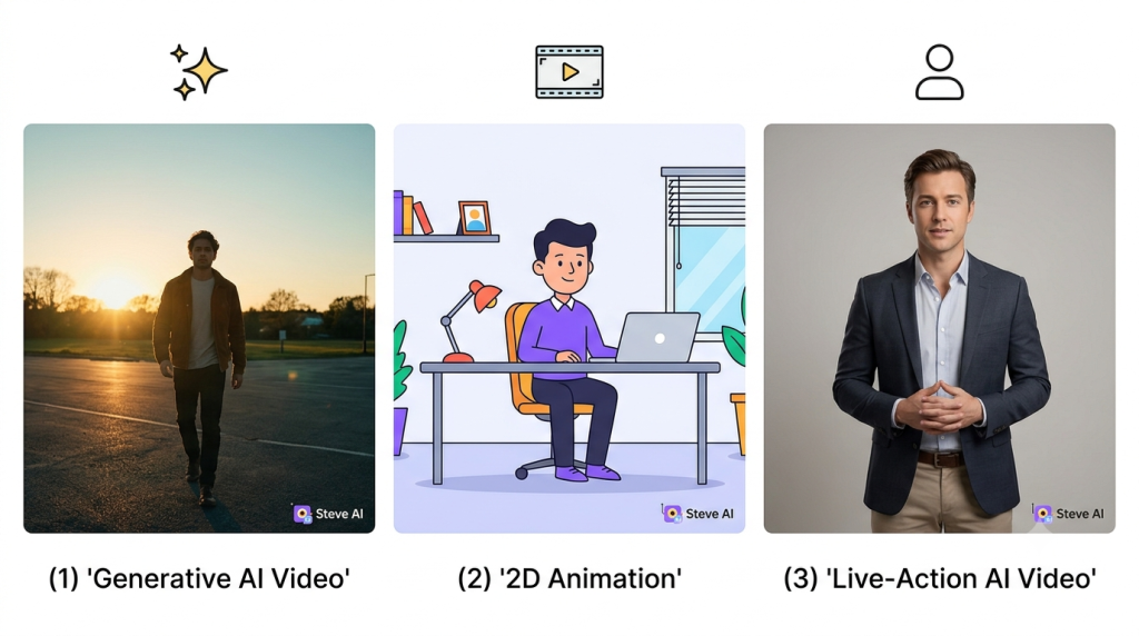Types of AI Video