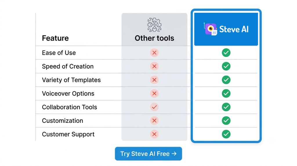 AI Video generator features