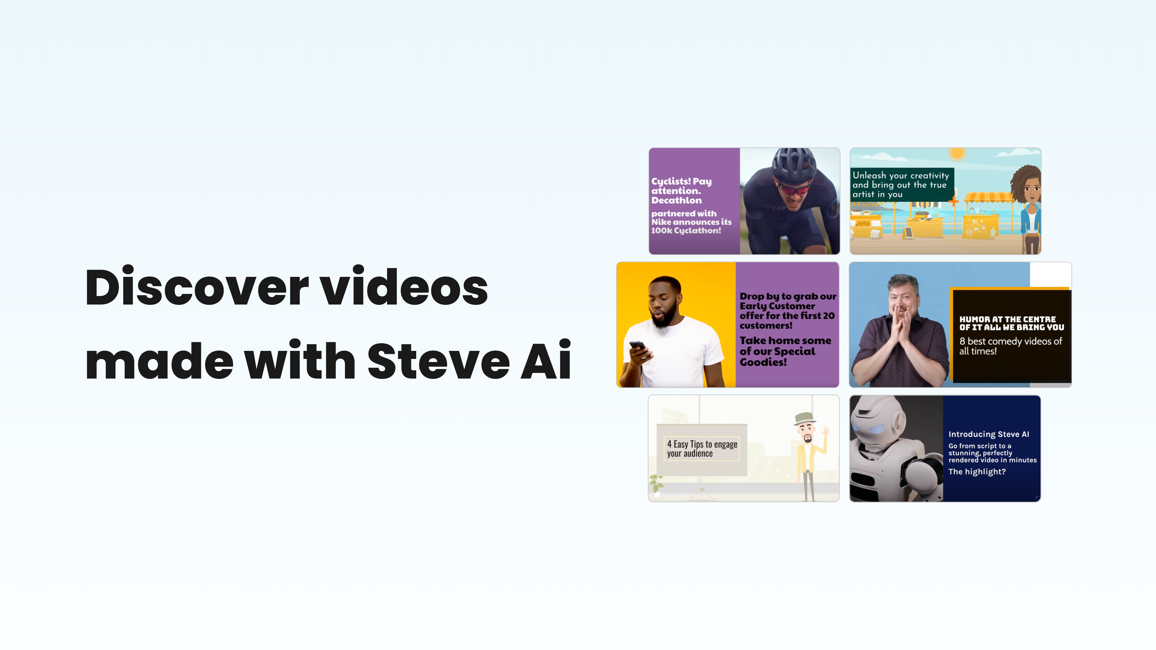 Steve ai sample videos training and diy video making